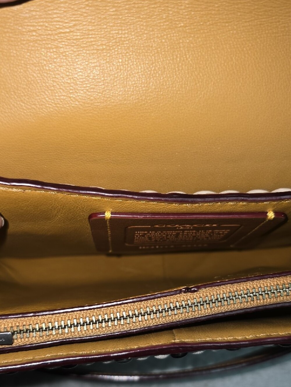 Coach 'Swagger' Quilted Rivet Chain Crossbody - Picture 7 of 13